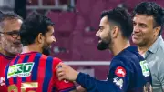 Virat Kohli's Heartwarming Gesture for Prince Yadav After Brilliant Delivery