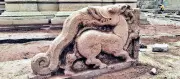 Vyala Carving, Alwar Idols, Stone Canal Unearthed at Hampi Temple