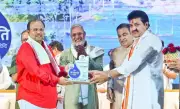 Water Conservation Champions Felicitated at Gadkari Event in Nagpur