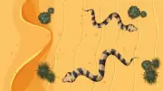 Why Desert Snakes Move Sideways and Leave Mysterious J-Shaped Tracks