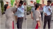 Woman Animal Rights Activist Assaults Guard Over Stray Dog Attack in West Delhi