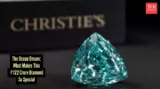 World's Largest Fancy Vivid Blue-Green Diamond 'The Ocean Dream' Expected to Fetch ₹122 Crore at Christie's Geneva