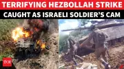 Wounded IDF Photographer Captures Hezbollah Drone Strike Chaos in Real-Time Footage