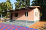 Yakshagana Kalaranga Gifts House to Meritorious Student in Hebri