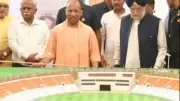 Yogi Adityanath Lays Foundation of Gorakhpur International Cricket Stadium