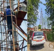 Youth Climbs BSNL Tower in Nangal Over Teacher Recruitment Dispute
