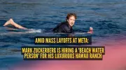 Zuckerberg Hiring Beach Water Person for Hawaii Ranch Amid Meta Layoffs