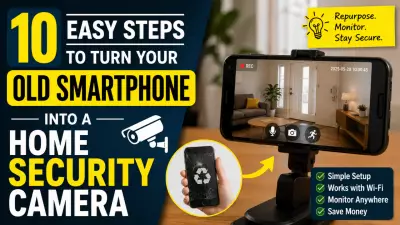 10 Easy Steps to Turn Your Old Smartphone Into a Home Security Camera