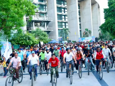 79th Fit India Sundays on Cycle Promotes Nasha Mukt Bharat Message