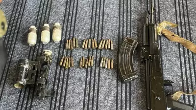 AK-47, Grenades Recovered in Sopore Joint Op; Search On