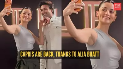 Alia Bhatt Brings Back Capri Pants in Style During Alpha Promotions