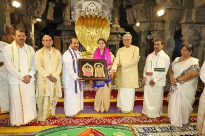 AP High Court Chief Justice Lisa Gill Offers Prayers at Tirumala Temple