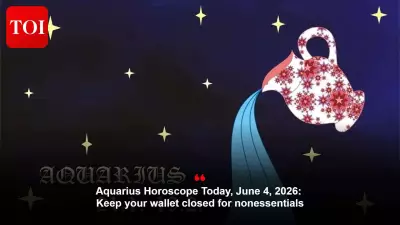Aquarius Horoscope Today: June 4, 2026 - Focus on Restraint and Support