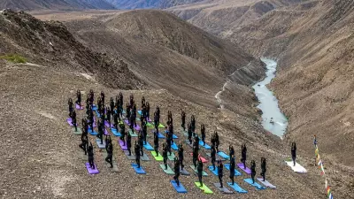 Armed Forces Mark International Yoga Day with Mass Sessions Across India