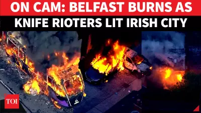 Belfast Erupts in Violence: Cars Torched, Homes Attacked in Anti-Immigrant Riots