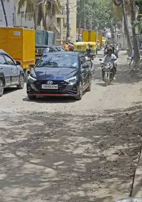 Bengaluru's Haralur Road: Potholes, Sewage, and Daily Commuter Ordeal