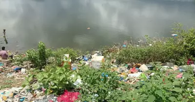 Bheeshma Lake in Karnataka's Gadag Chokes Under Waste Piles