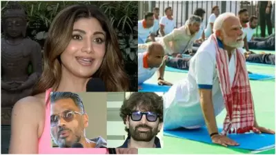 Bollywood Stars Shilpa Shetty, Suniel Shetty, Neil Nitin Mukesh Celebrate International Yoga Day 2026