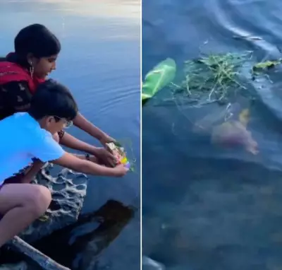 Canadian Lake Idol Immersion Sparks Debate on Hindu Traditions and Littering
