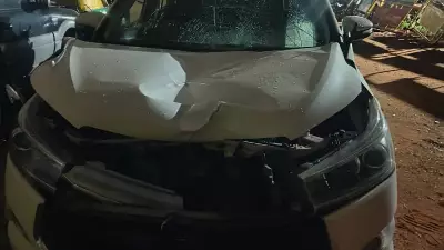 Canter Cleaner Run Over by Speeding Car on Highway Near Devanahalli, Dies