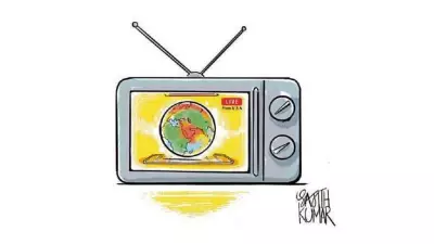 Cartoon: Weather Live from USA