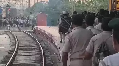 Chaos at Patliputra Station as Police Exam Candidates Block Trains