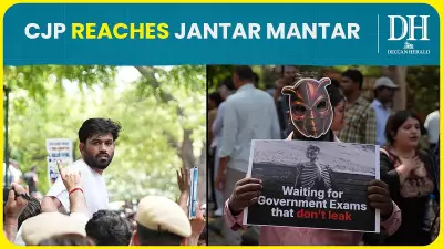 Cockroach Janta Party Protest in Jantar Mantar Draws Massive Crowds