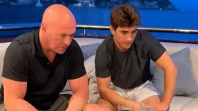 Dana White stops son from getting American flag tattoo after UFC White House event