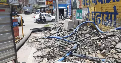 Debris and Pipes Litter Dehradun Roads After June 7 Deadline