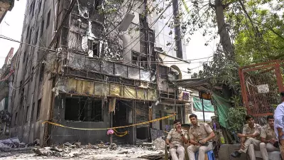 Delhi CM Rekha Gupta Visits Injured in Malviya Nagar Fire Incident