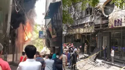 Delhi Hotel Fire: Mother Jumps From Third Floor With Child in Arms, 21 Dead