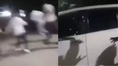 Eggs Thrown at TMC MLA Madan Mitra's Vehicle During Kamarhati Protest