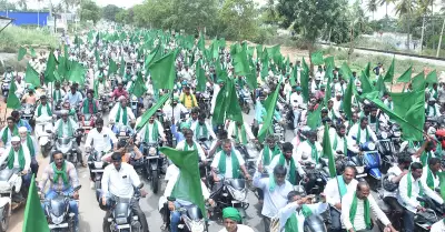 Farmers in Chikkaballapur protest land acquisition for industrial project