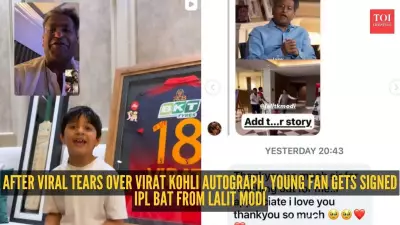 Heartbroken Virat Kohli Fan Gets Surprise Call from Lalit Modi, Promised Signed IPL Bat