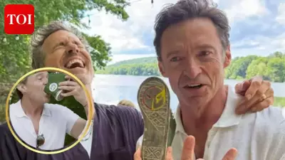 Hugh Jackman's 'Fake Shoey' with Ryan Reynolds Exposed as Ceramic Cup