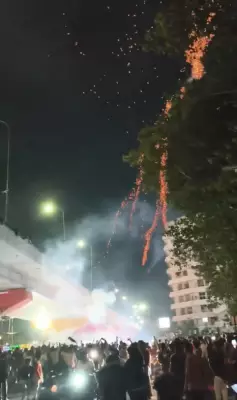 Hyderabad Police Lathi-Charge RCB Fans After IPL Victory Celebration