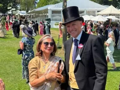 Indian-Origin Author Wears Sari at Royal Ascot, Embraces Heritage