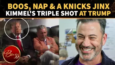 Jimmy Kimmel Mocks Trump for Cursing Knicks at NBA Finals