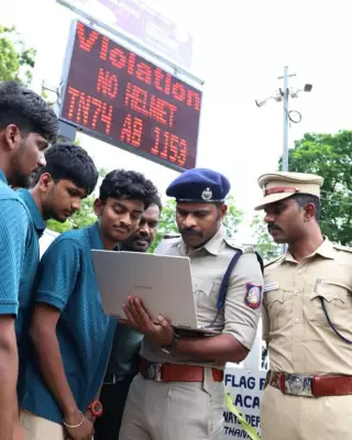 Kanyakumari Police Launch AI Traffic Monitoring System 'Kaaval AI'