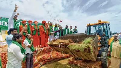 Karnataka Farmers Launch Desilting Festival at Tungabhadra Reservoir