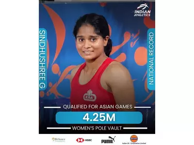 Karnataka Pole Vaulter Sindhushree G Breaks National Record, Books Asian Games Berth