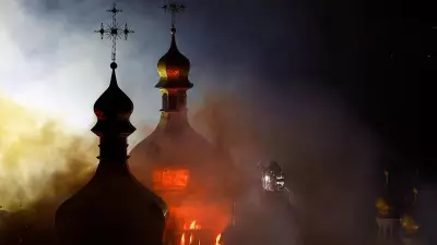 Kyiv Monastery Damaged, 13 Injured in Major Russian Air Attacks