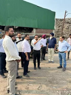 Ludhiana MC Chief Inspects Main Garbage Dump, Orders Expedited Waste Management