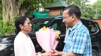 Mamata Banerjee in Delhi for I.N.D.I.A. Bloc Meeting, Meets Kejriwal
