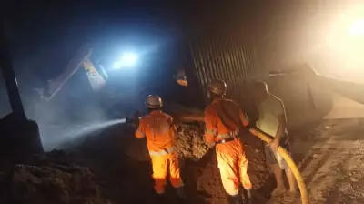 Mushroom Factory Gutted in Ponda Fire Due to Sawdust Blaze