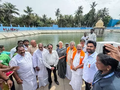 Nirmala Sitharaman Inaugurates Restored 400-Year-Old Pond in Puducherry