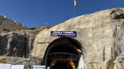 Nitin Gadkari Witnesses Zojila Tunnel Breakthrough at 11,578 Feet