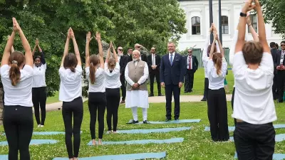 PM Modi in Bratislava: Delightful to See Youth Embrace Yoga