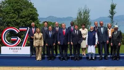 PM Modi meets Trump, Macron at G7 Summit in Evian, France