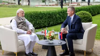 PM Modi receives Slovakia's highest civilian honour Order of the White Double Cross